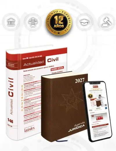 Suscripción Actualidad Civil 2027 con revista, agenda jurídica y acceso digital